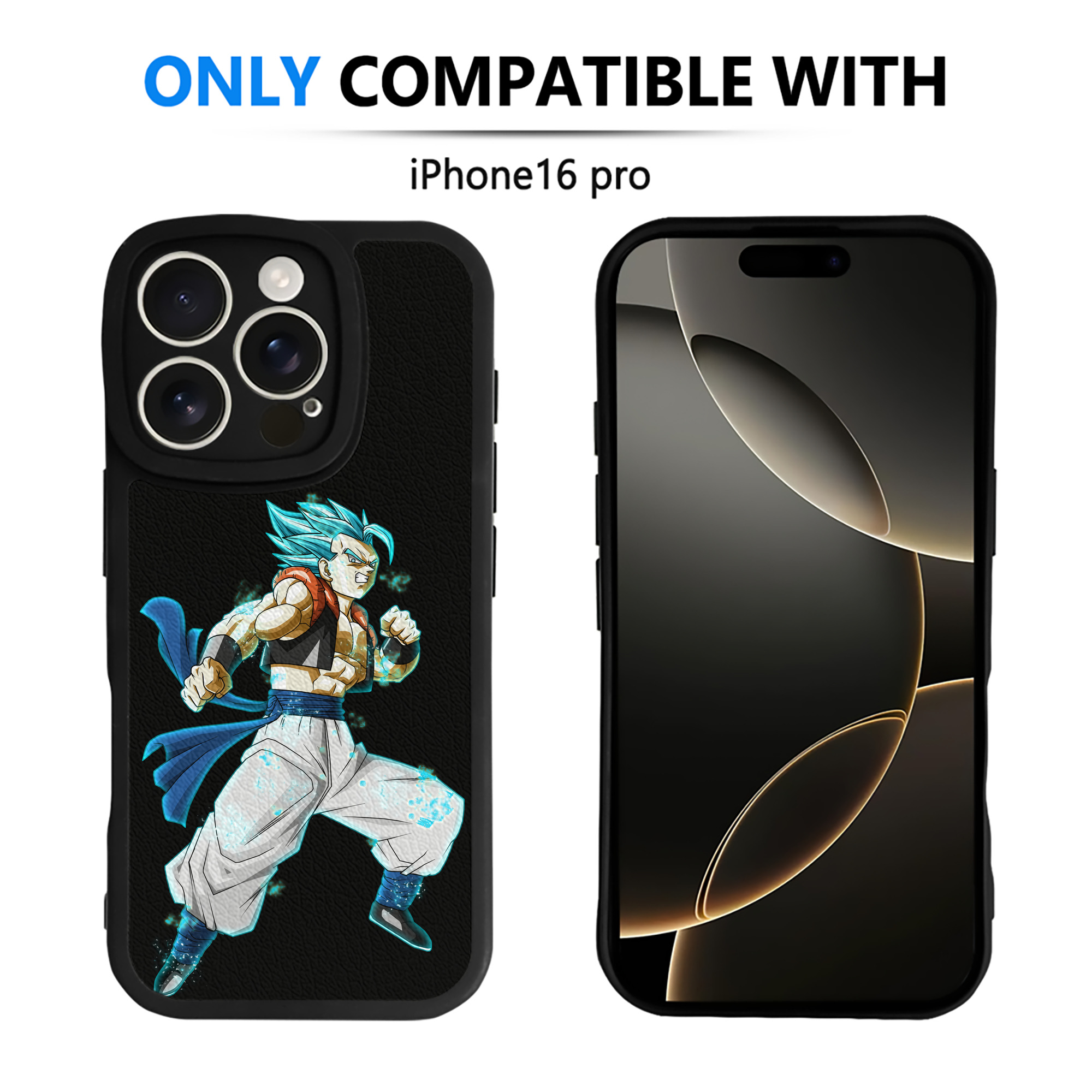 （画像用） ドラゴンボール ベジータ四世（Bejīta Yonsei）DRAGON BALL Vegeta IV 【iPhone 16シリーズ対応】シリコンスマホケース（レザー調） 材質：シリコン